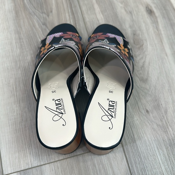 Azura by spring step sculptor heeled open toe sandals size 35 - Picture 4 of 7